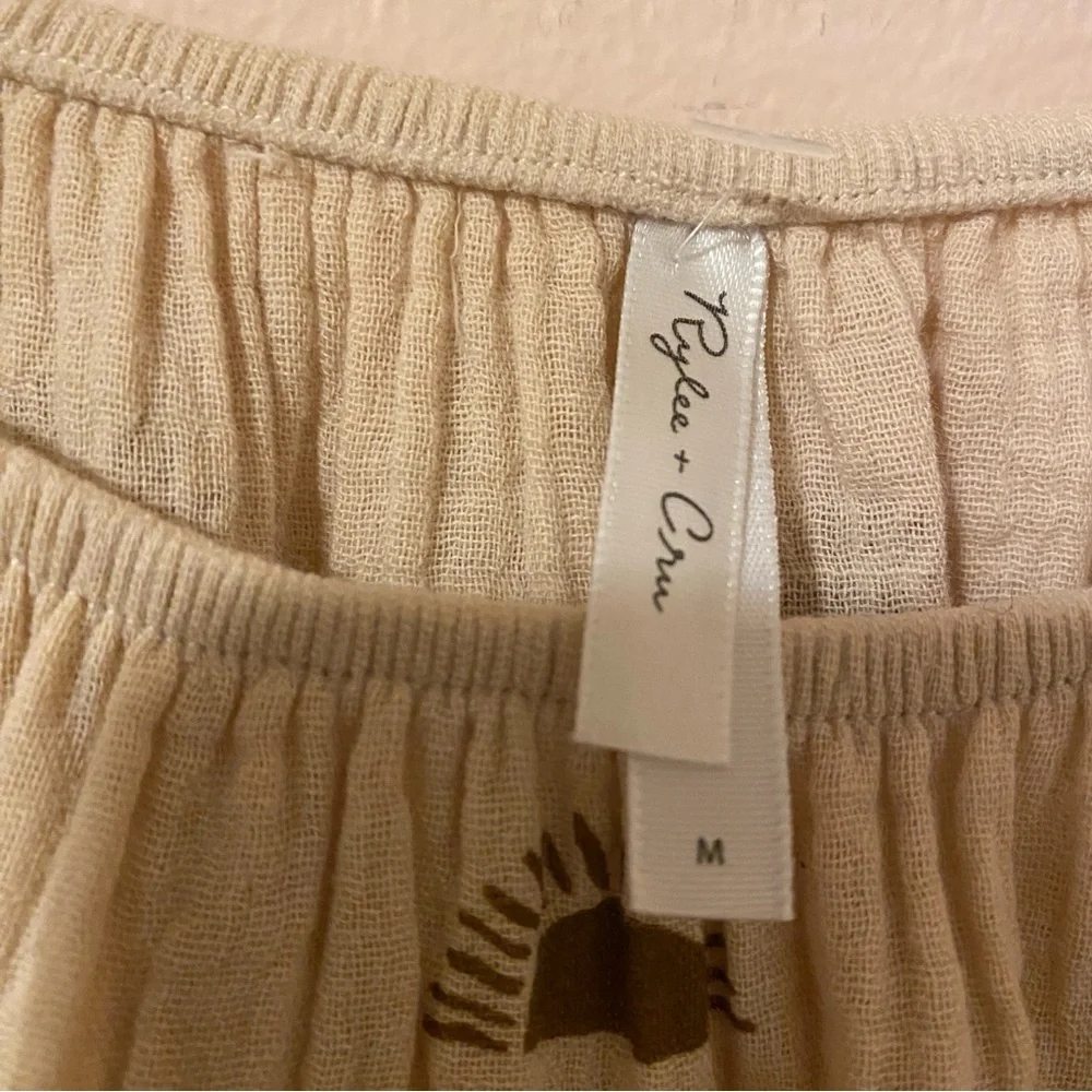 Rylee + Cru Jaime Cotton Dress in Sunset Print Medium - Picture 2 of 9